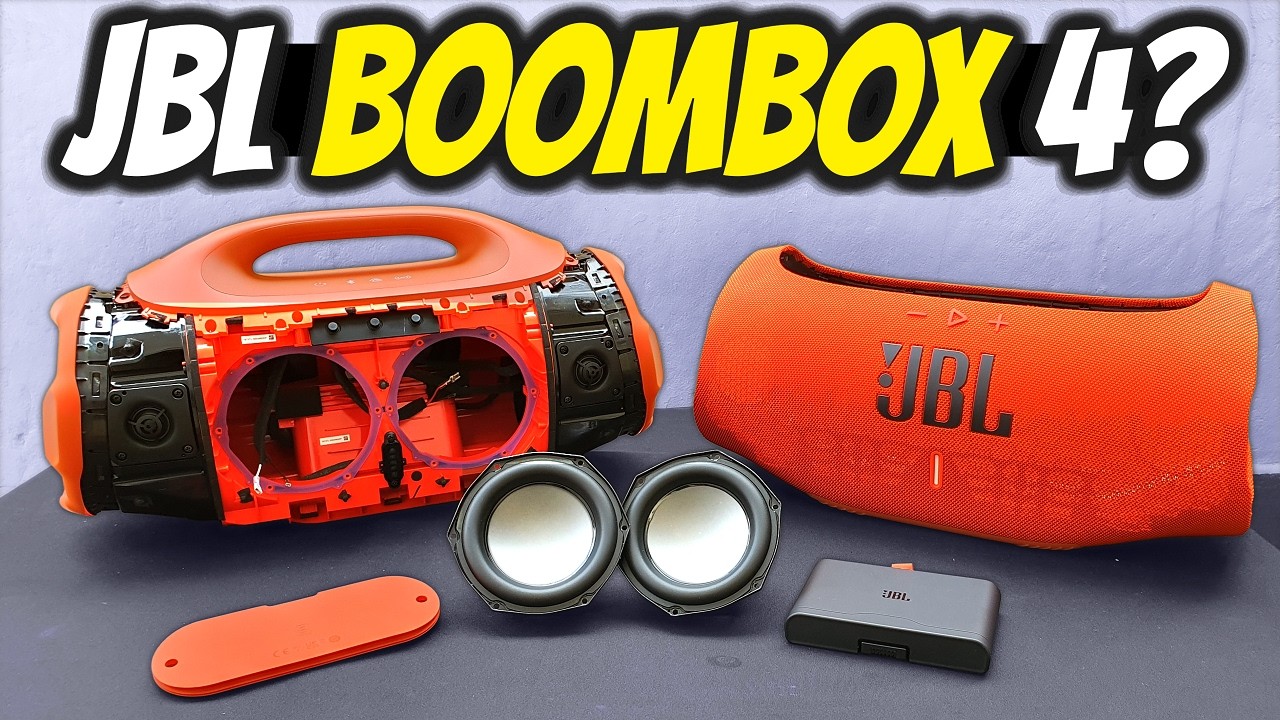 🟢💥 O que a JBL ESCONDE? DESMONTEI A JBL BOOMBOX 4 e fiquei em CHOQUE!