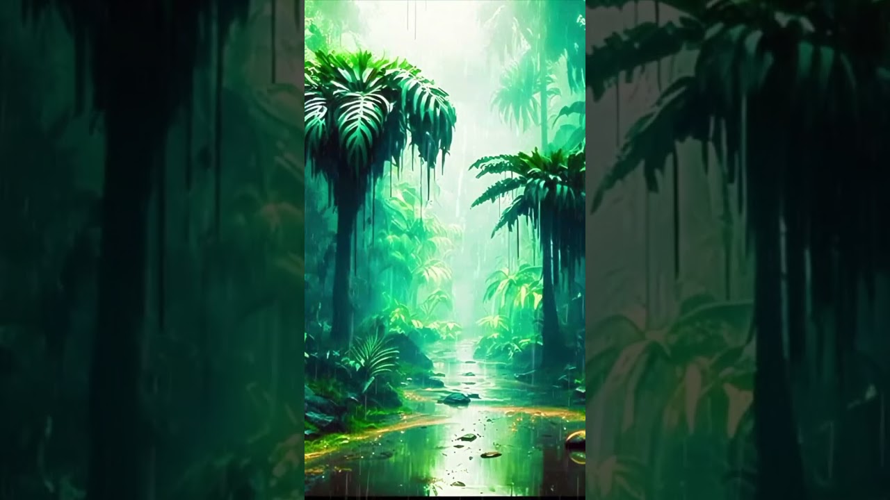 Journey to the Jungle: Immerse in Soothing Soundscape of Amazon Rain and Thunder - Aural Adventure!