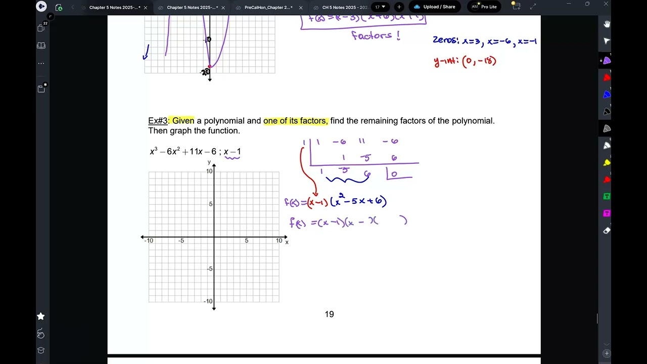 Alg 2 Hon 5.6 & 5.7