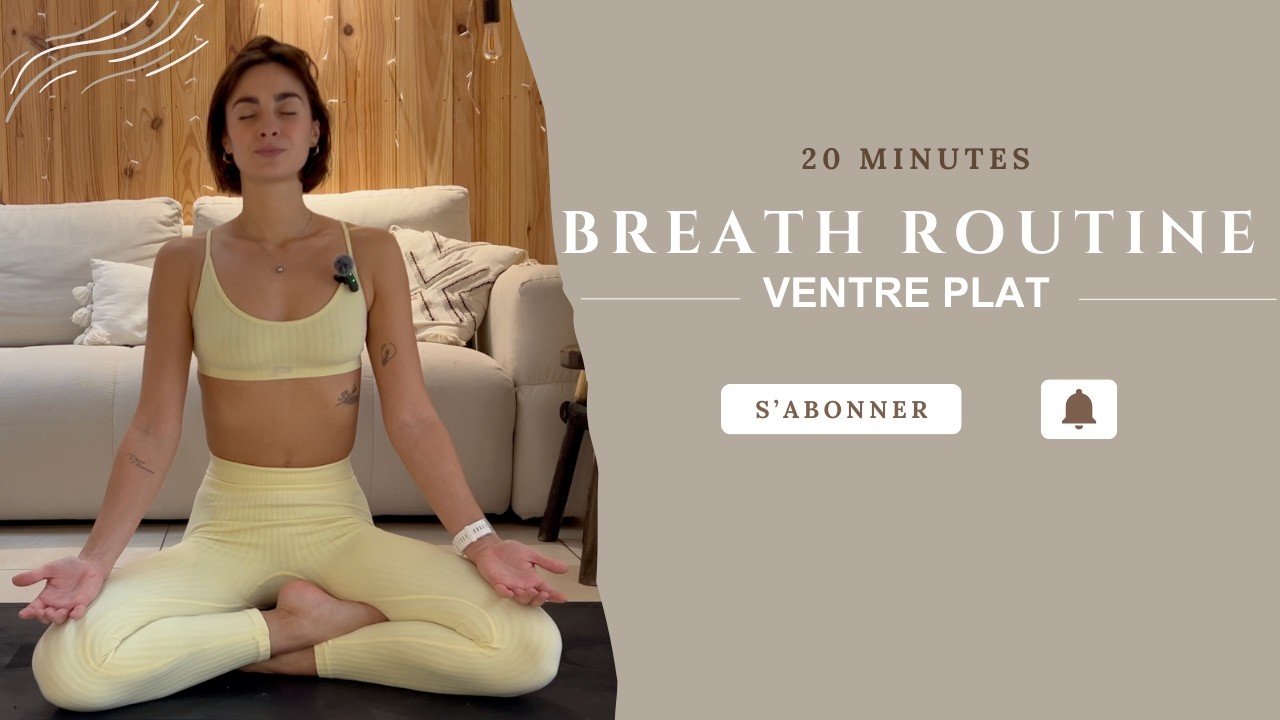 Routine Respiration du Matin -Anti Ballonnements + Gainage Profond  (20min)  inspariation Pranayama