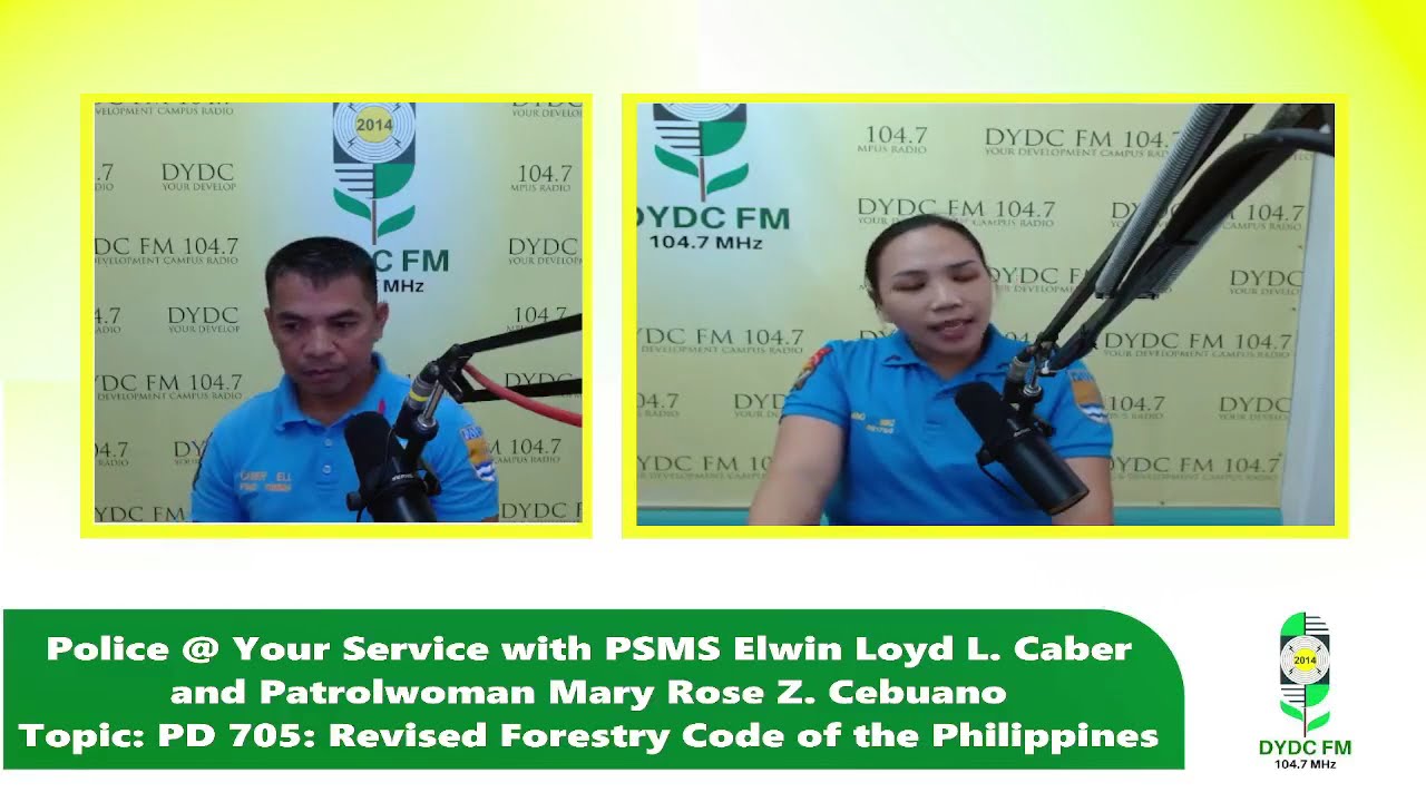 Pulis @ Your Service with PSMS Elwin Loyd L. Caber and Patrolwoman Mary Rose Z. Cebuano