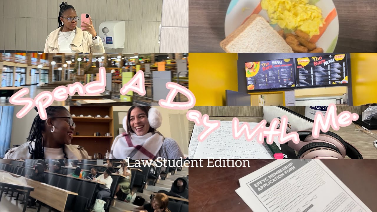 VLOG: Spend A Day With Me || Law Student || Late Nights || UWC || The Barn || Cape Town