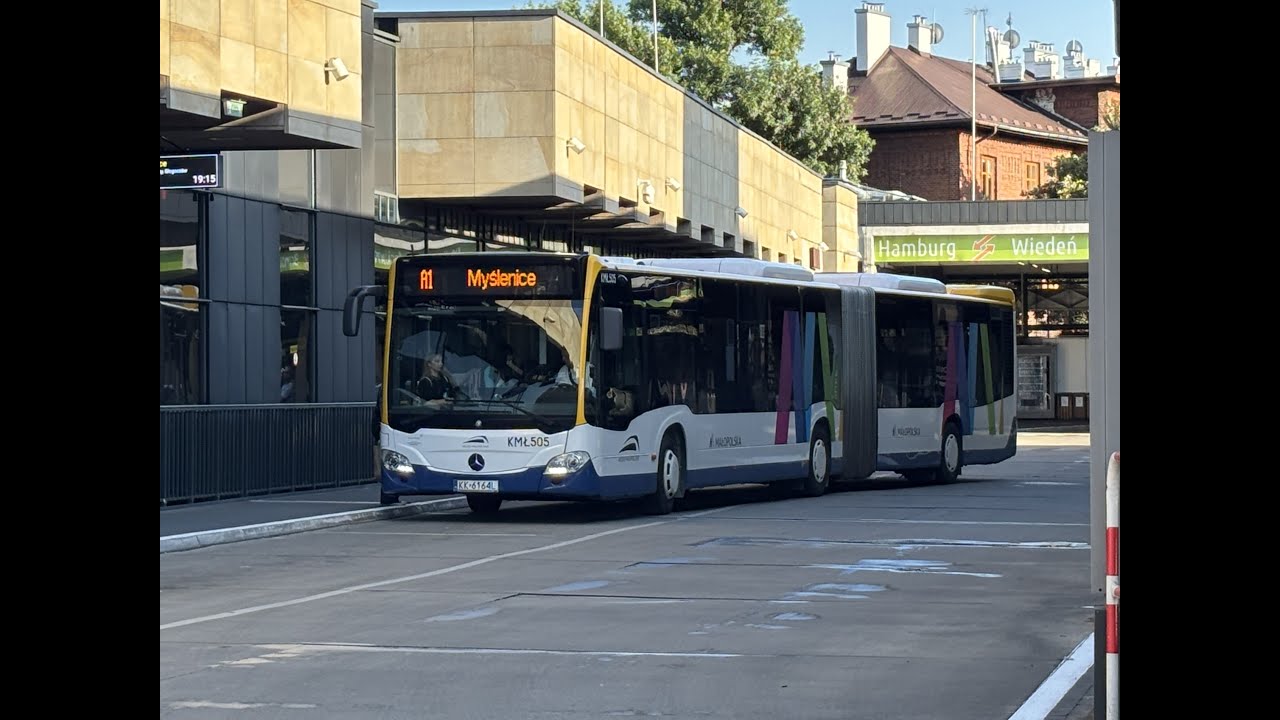 Mercedes-Benz O530G Citaro C2 #KMŁ505 Koleje Małopolskie linia A1 kierunek Kraków MDA