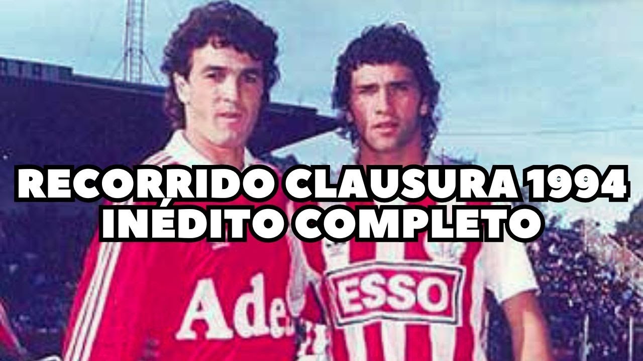 INÉDITO ESTUDIANTES 1-1 INDEPENDIENTE COMPLETO Clausura 1994 Recorrido x fecha 9