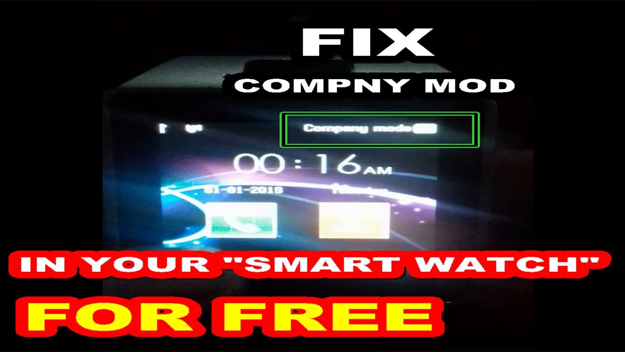 Fix Company Mode on Smart watch | Smart Watch Company Mode Solution