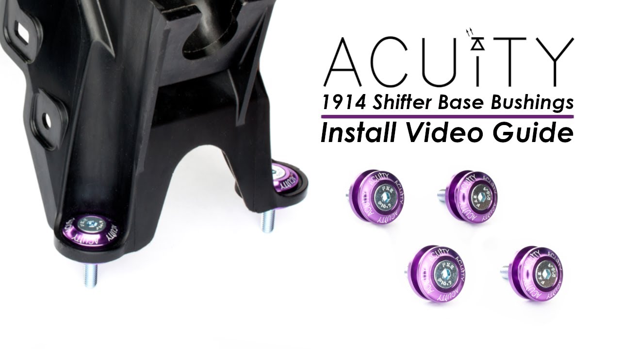 ACUITY 1914 Base Bushing Install Video Guide (10th Gen Honda Civic 6m/t)