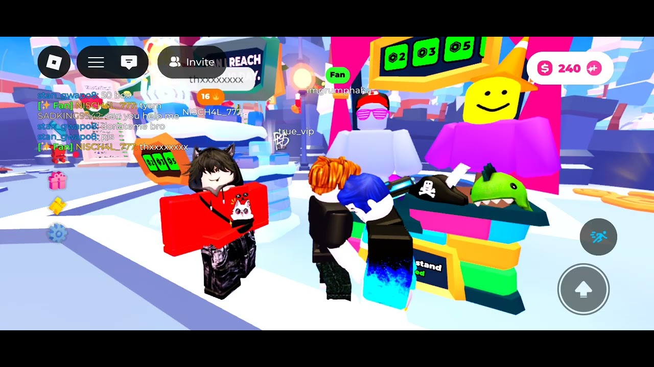 Gifting people some robux and when I get more I will give more:))