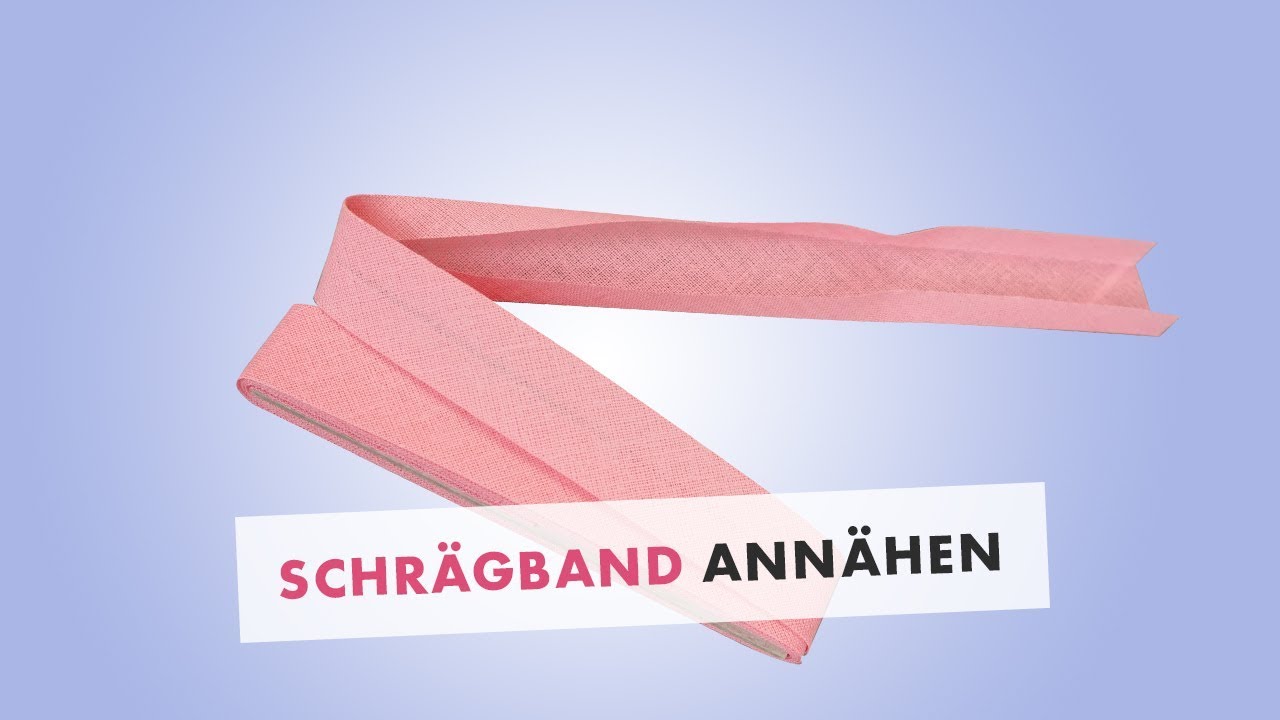 Rock nähen: Schrägband annähen