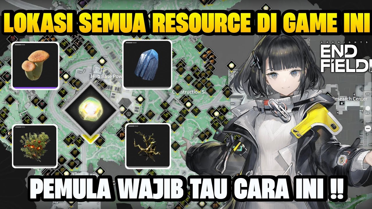 Lokasi Semua Resource Game Arknights Endfield ! Pemula Wajib Tau Hal Ini !!
