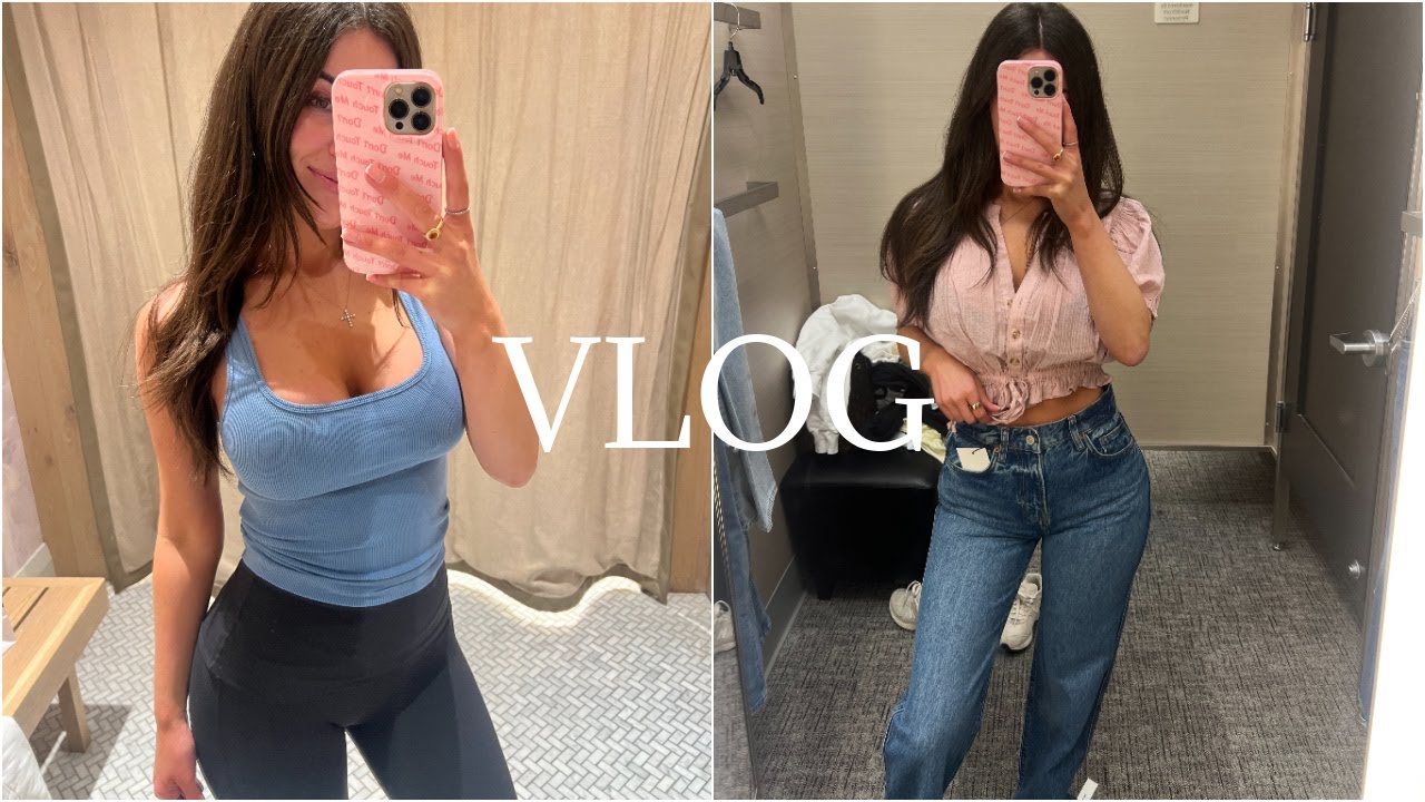 VLOG | Aritzia and Nordstrom try on + Trying a Russian pedicure