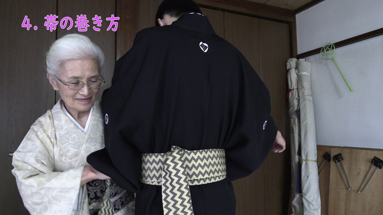 男袴の着付け方