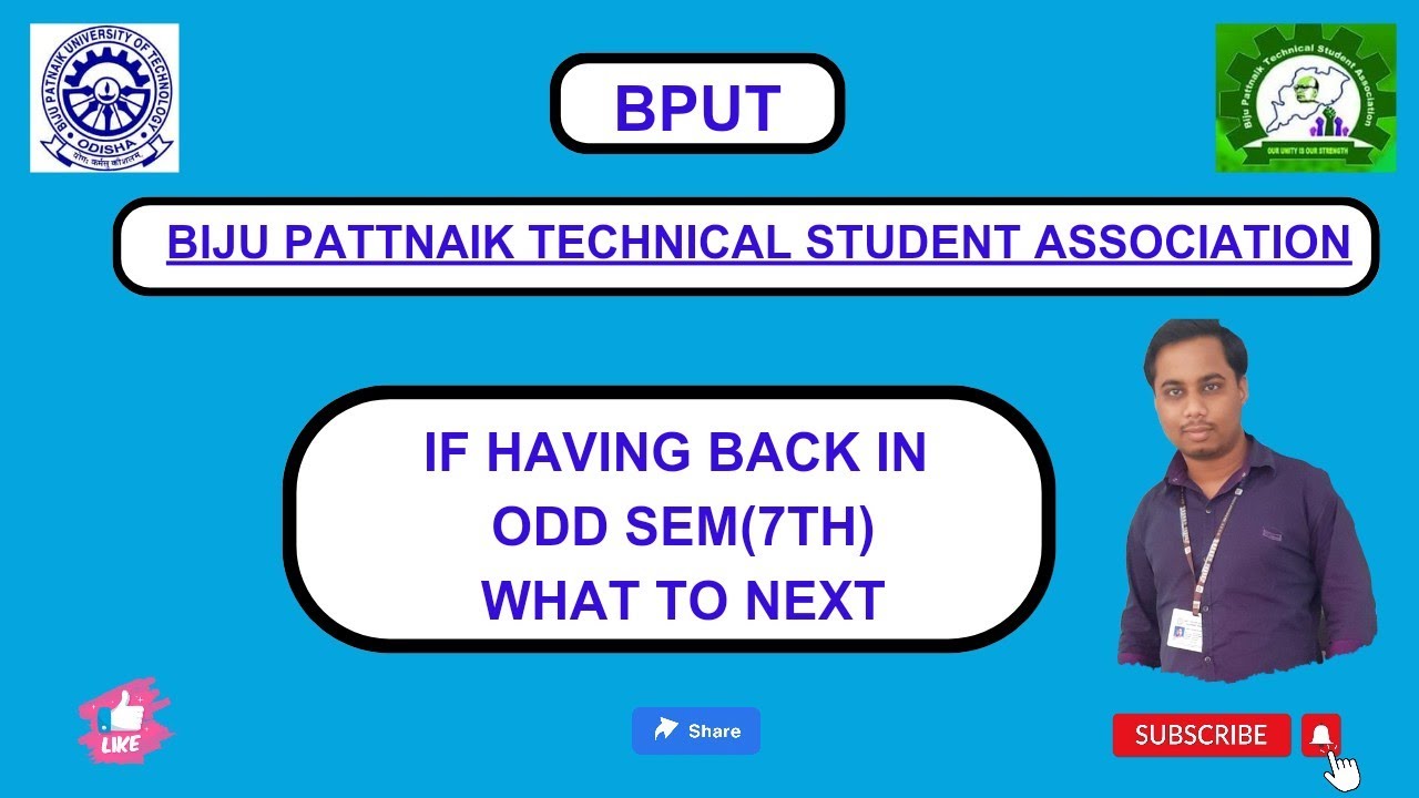 IF U HAVE BACK IN 7TH SEM THEN WHAT TO DO NEXT #bput #btech