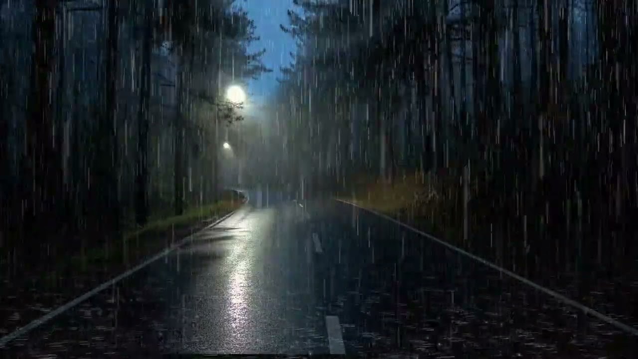 Quiet Night Rain by the House 🌧️ 1 Hour Calm ASMR for Deep Sleep