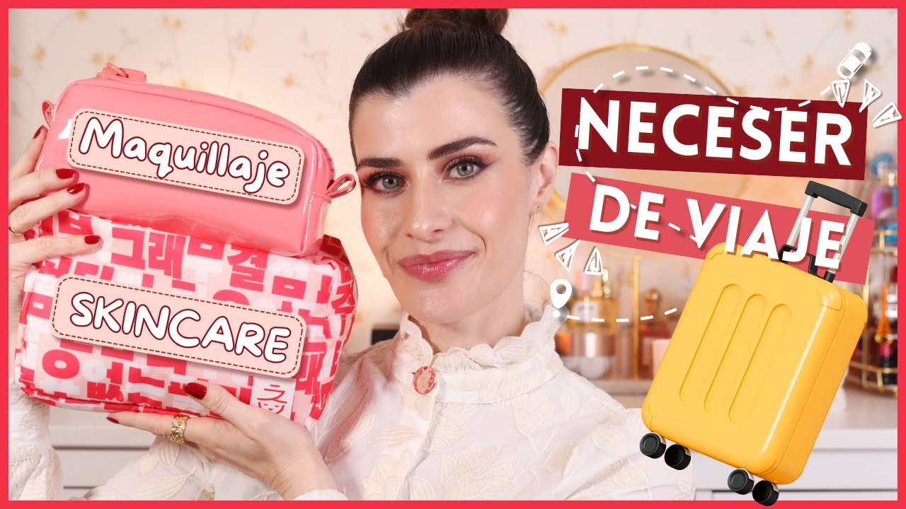 MI NECESER DE VIAJE | Maquillaje, tratamiento y bolso para una escapada de fin de semana 🚗💨