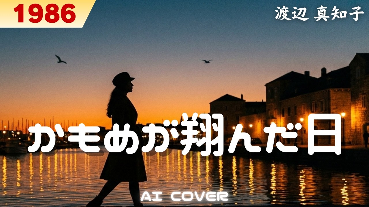 かもめが翔んだ日┋渡辺 真知子 AI アレンジ カバー【歌詞/Lyrics】