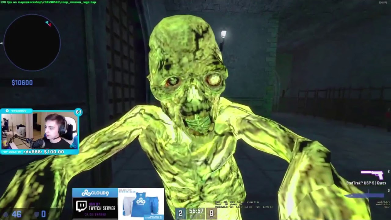 SHROUD PLAYS COOP MISSION RAGE!!! (PART 1)
