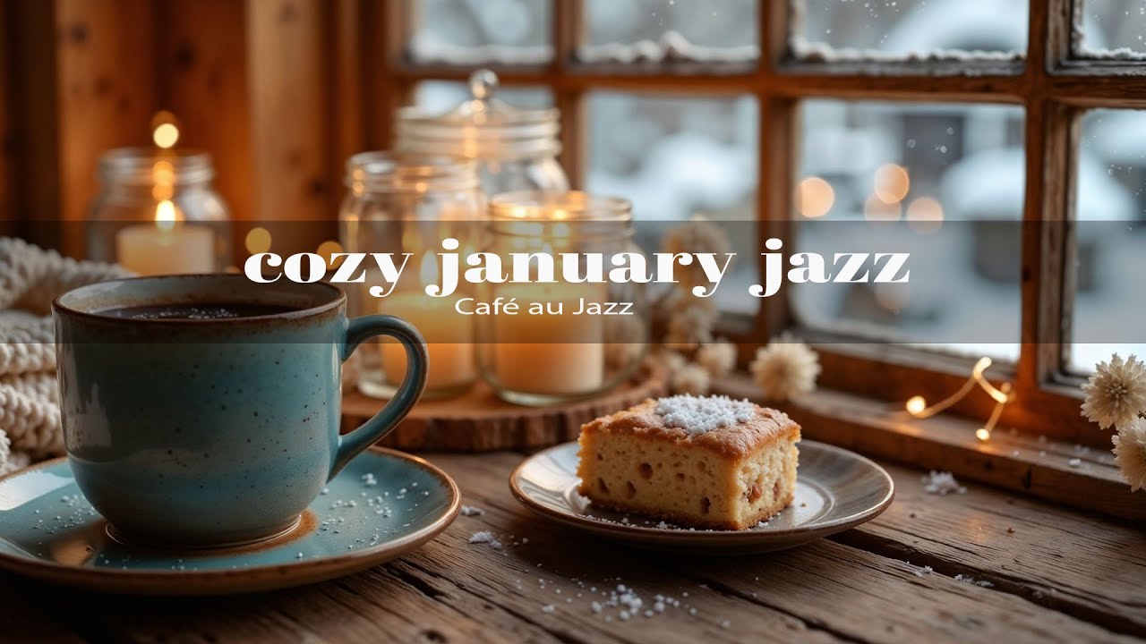 Cozy January Jazz Café 2026 ☕ Gentle Piano Music for Focus, Study & Relax