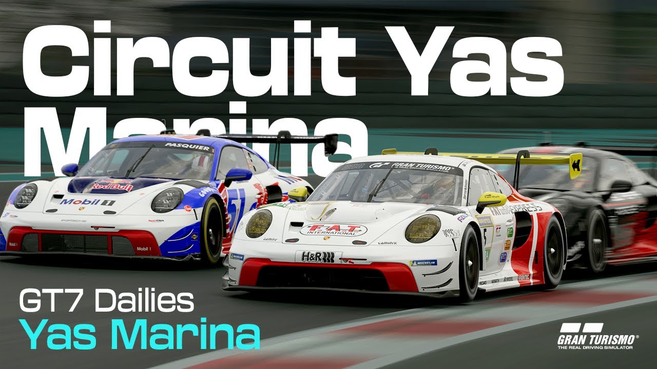💥 GT7 Live Dailies – Yas Marina Circuit – Time Trial – Porsche 911 GT3