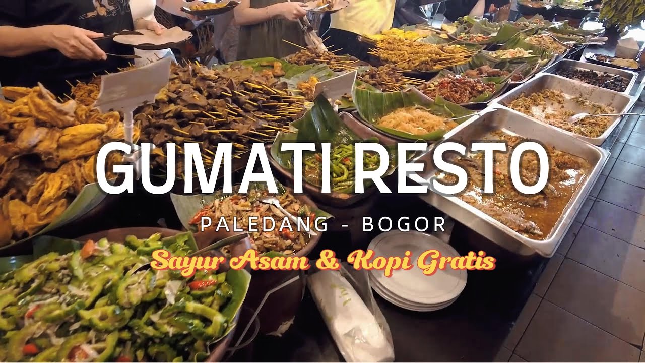 Makan disini Gratis Sayur Asem dan Kopi - Resto Gumati Bogor