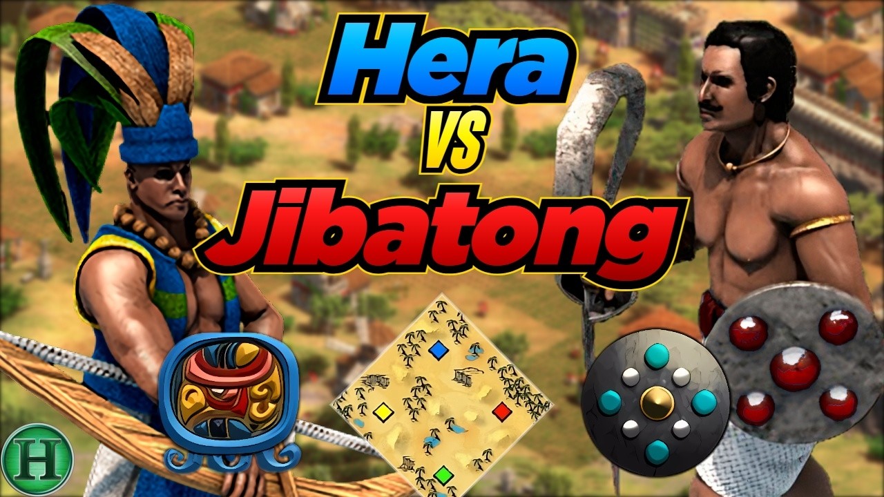 Maya vs Dravidians | 1v1 Arabia | vs Jibatong | AoE2