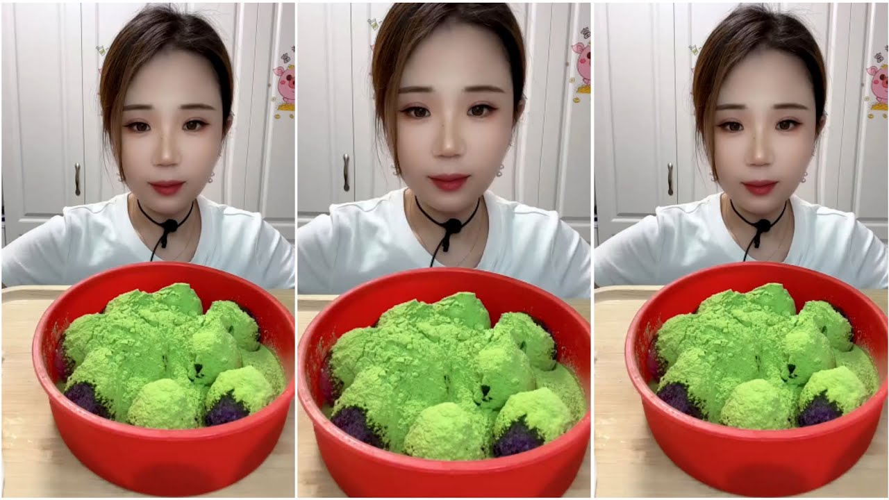 ASMR ICE EATING with MATCHA | RELAX VIDEO