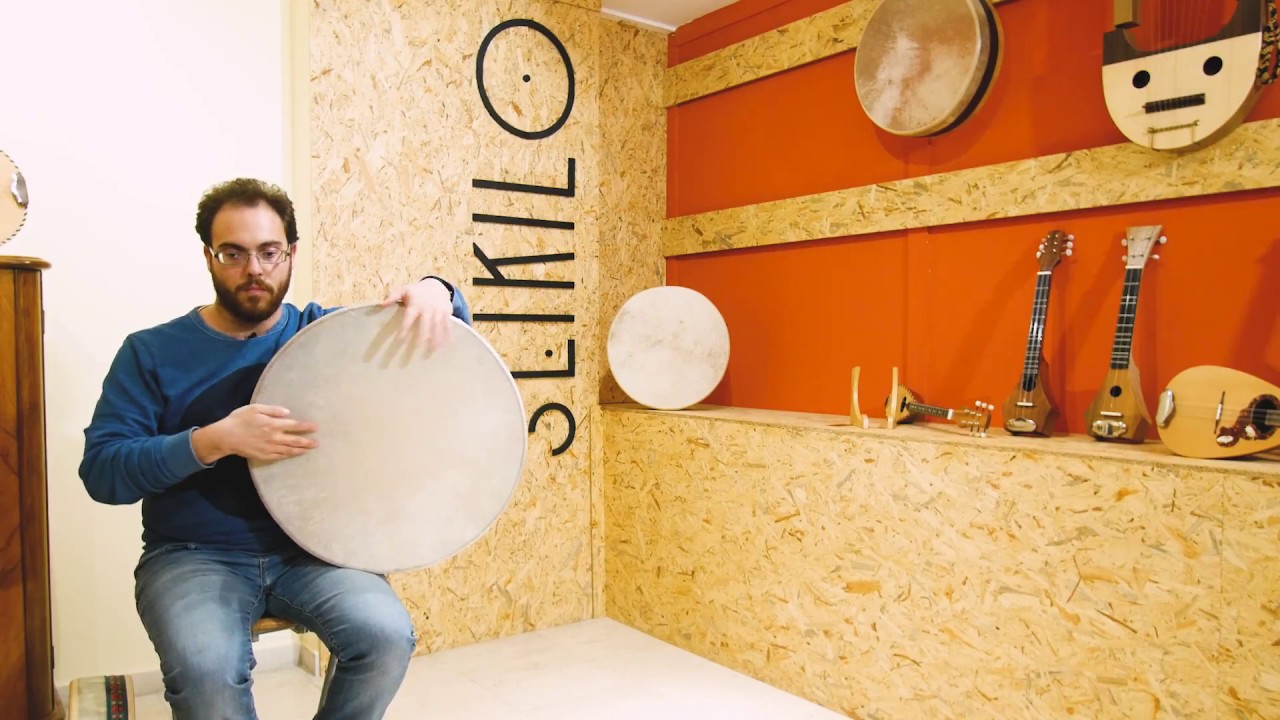 Ancient Drum Bendir (With tuning system! &ndash; Enhanced model) - Nikos Varelas