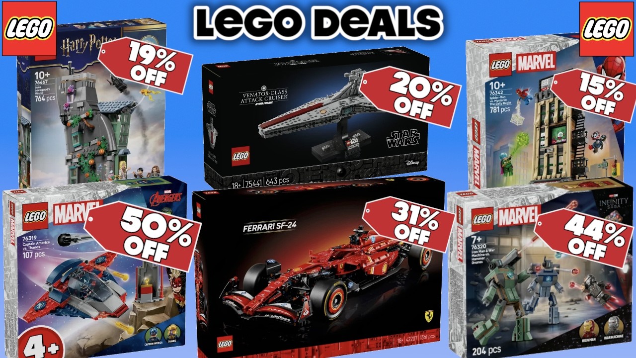 Скидки до 50% на LEGO — предложения LEGO на Amazon — спешите!
