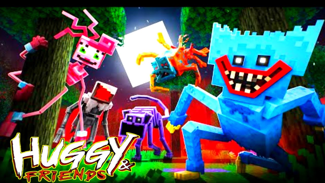 Wkrocz do koszmaru: dodatek Huggy & Friends do gry Minecraft!