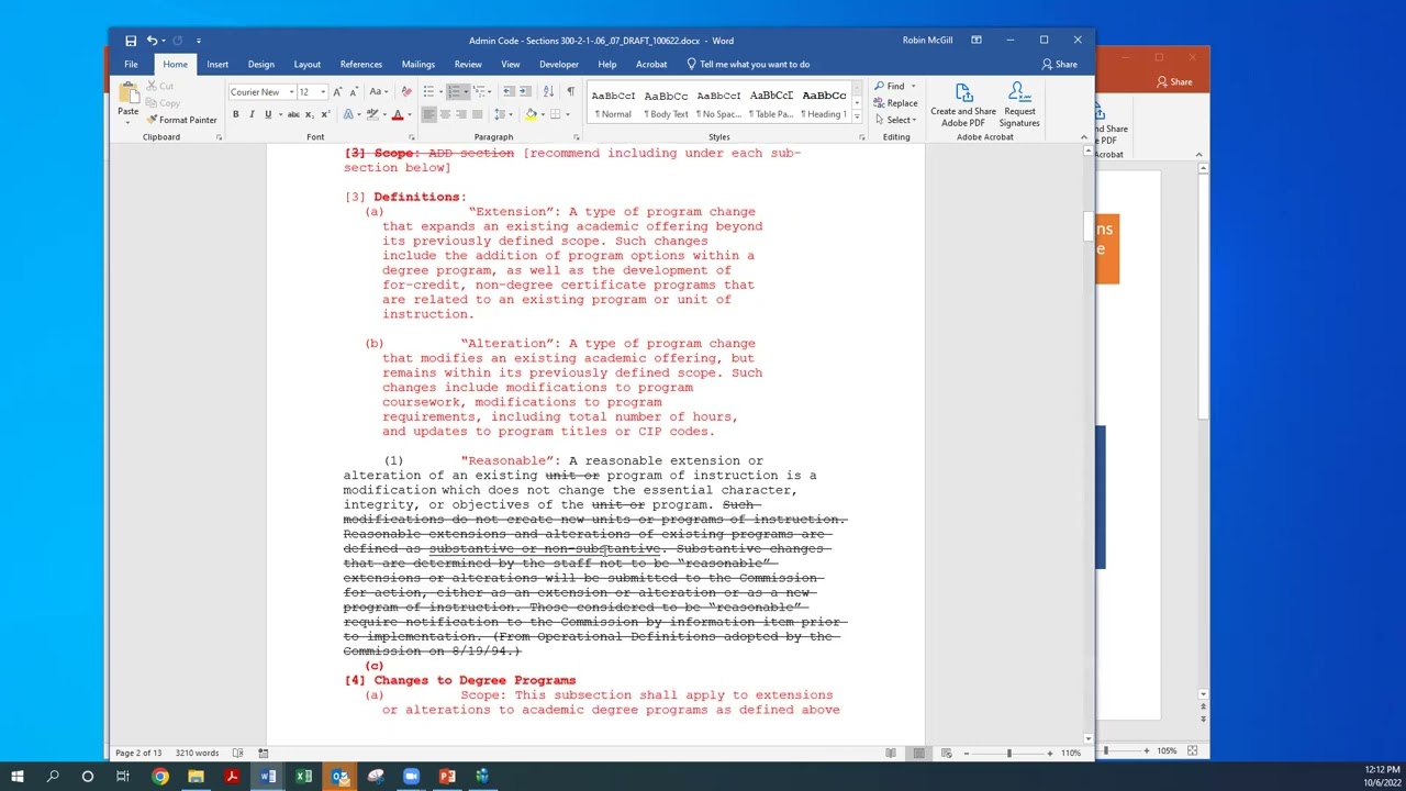 Administrative Procedures Open Forum-Program Review, part 6 (Recorded on 10-06-2022)