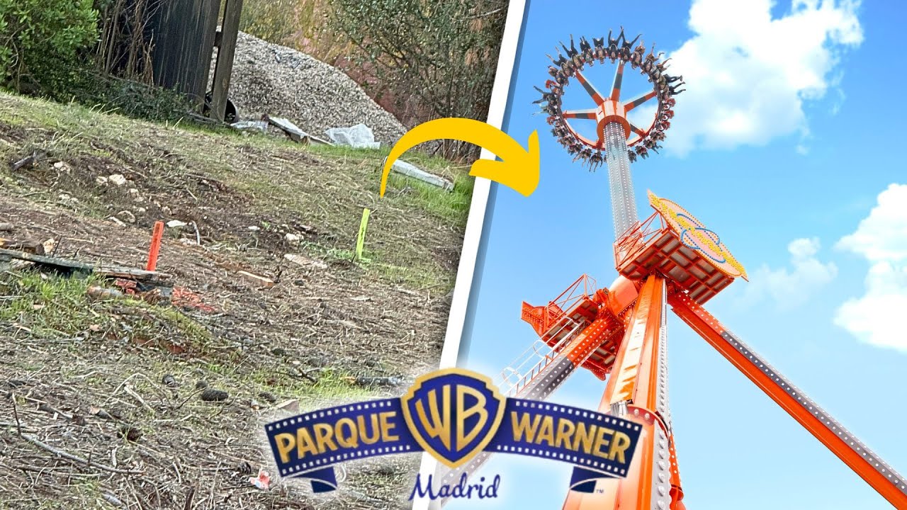 Es un PÉNDULO!? 😱 Nueva Atracción Parque Warner 2026 | 30/11/25