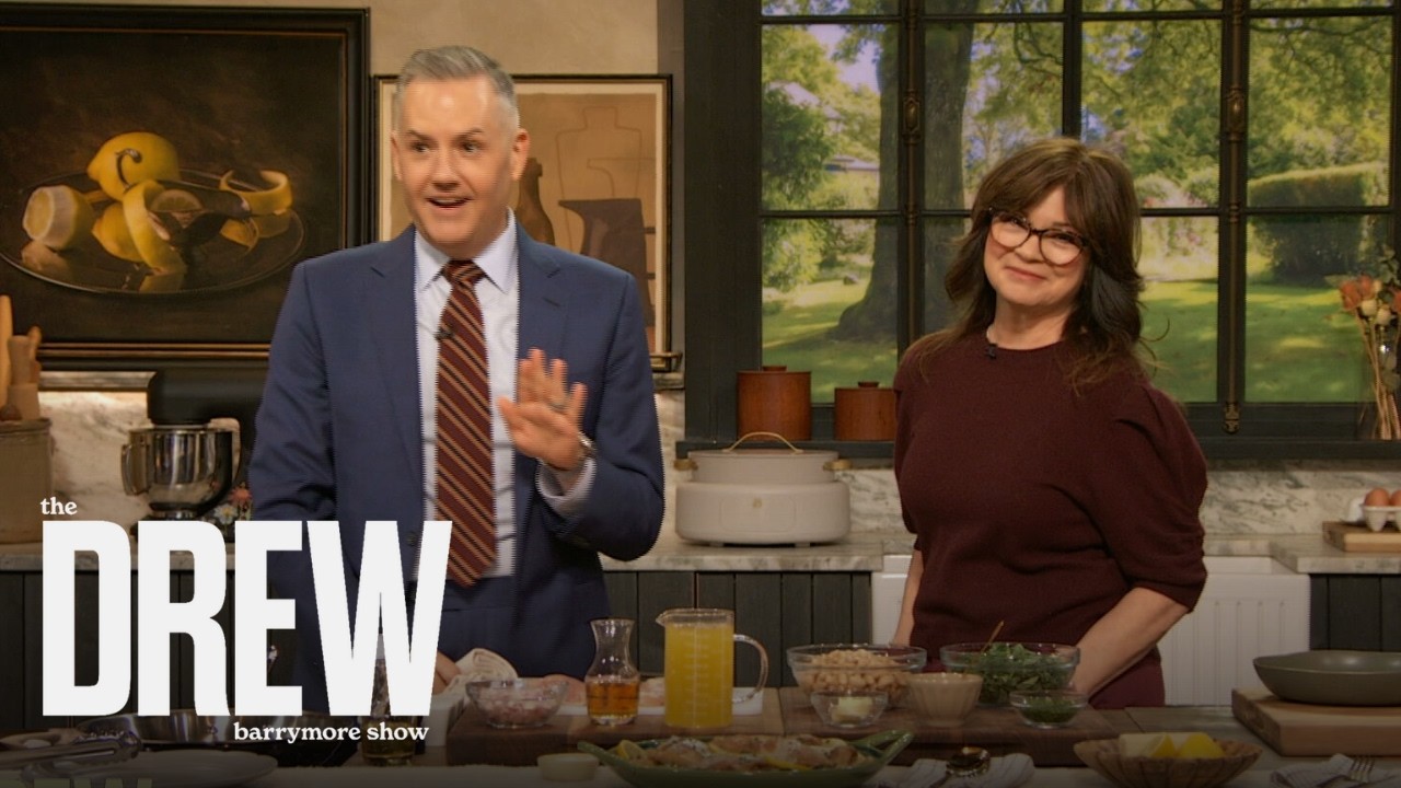 Braised Chicken Thighs with White Beans and Kale Recipe by Ross Mathews | The Drew Barrymore Show