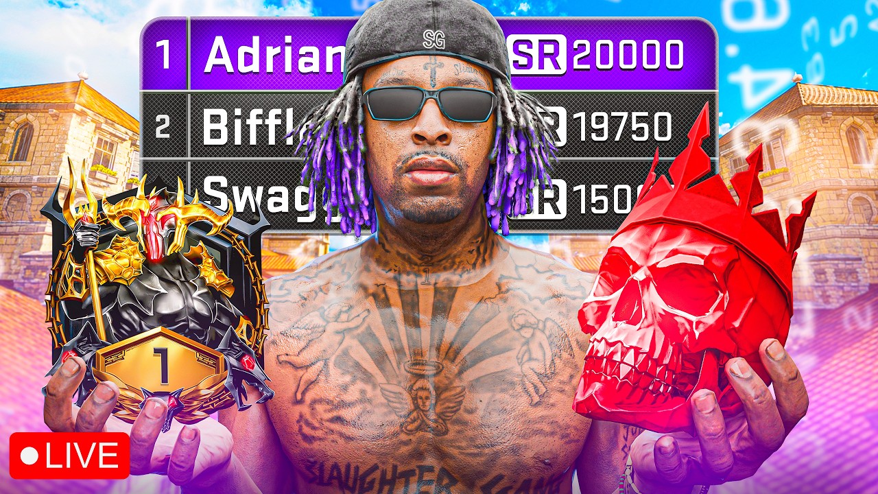 🔴LIVE - NEW SEASON 6 UPDATE ! | #1 Ranked Gamer ! | @adriann
