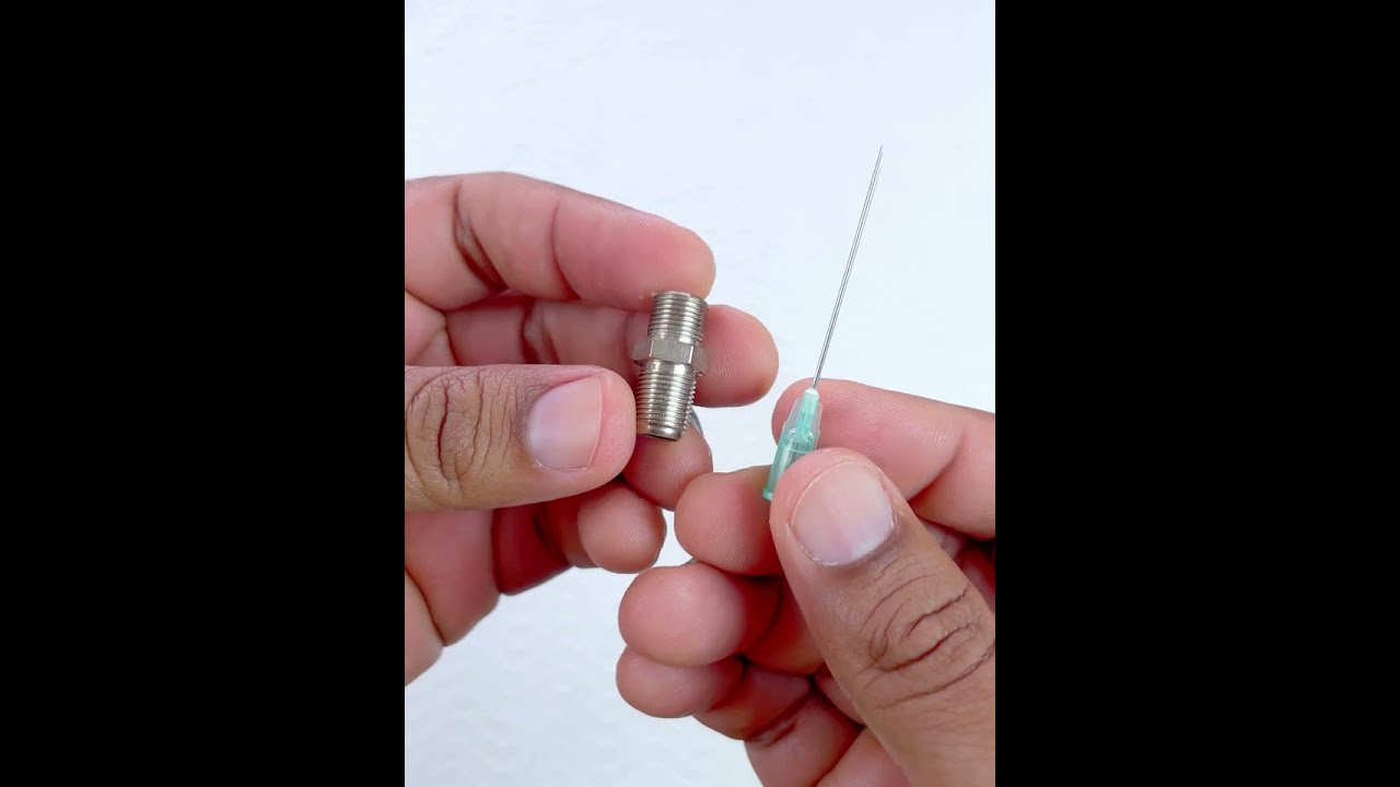 Como hacer una antena casera Con una Inyectadora