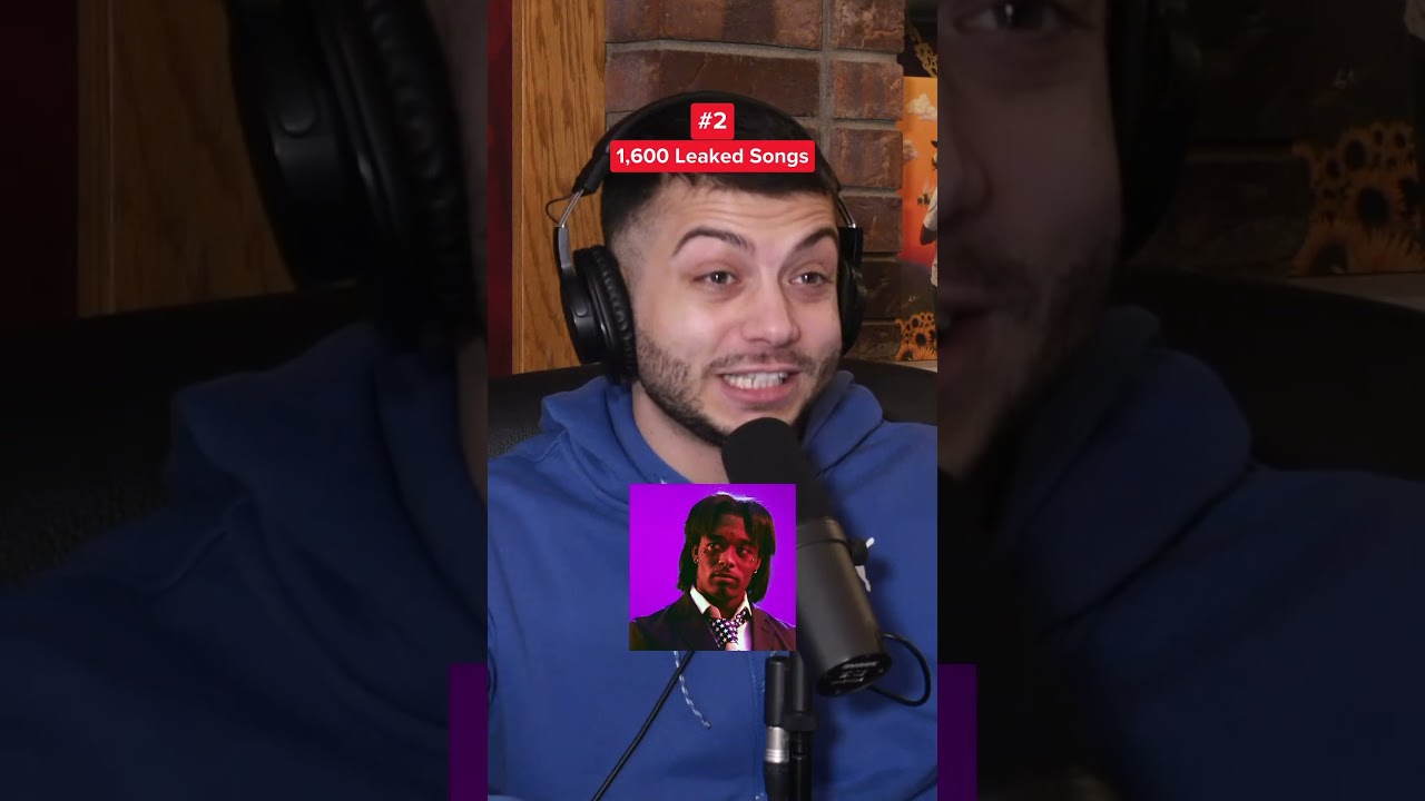Rappers With The Most LEAKED Songs 🎵 #PlayboiCarti #LilUziVert #DrizzyDrake #TrippieRedd #NFR