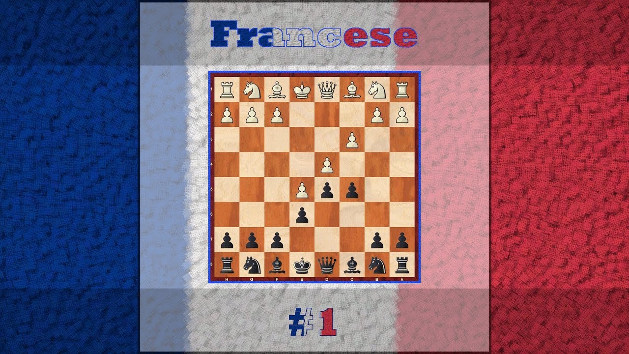 Aperture di scacchi : difesa francese - variante di spinta #1