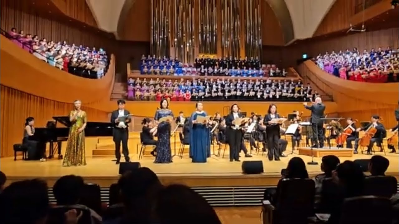'서로 사랑하자' (김두완 초대학장 작곡),  지휘 오진득, Pf 안세희,   ✝️🎻🎵 기독음대 창립50주년기념 아가페 찬양 페스티벌❤️🌻🌹🌺🌼🎊✨️🎊