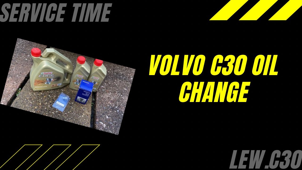 volvo c30 D3 oil change