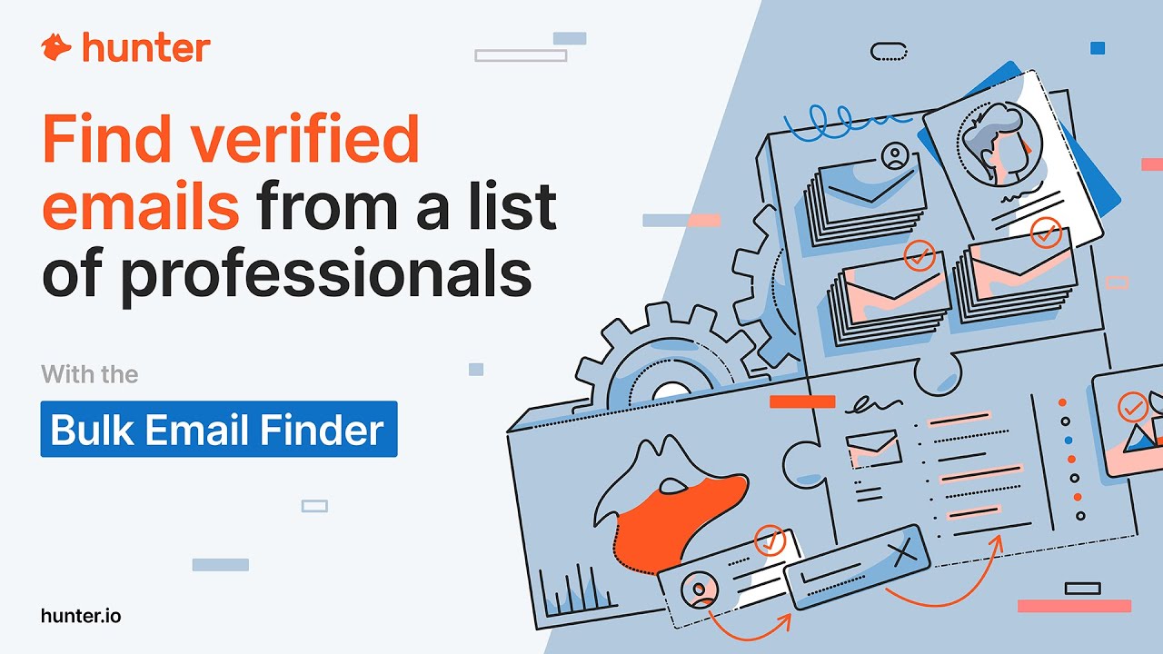 How to Find a List of Verified Emails using Hunter.io's Bulk Email Finder