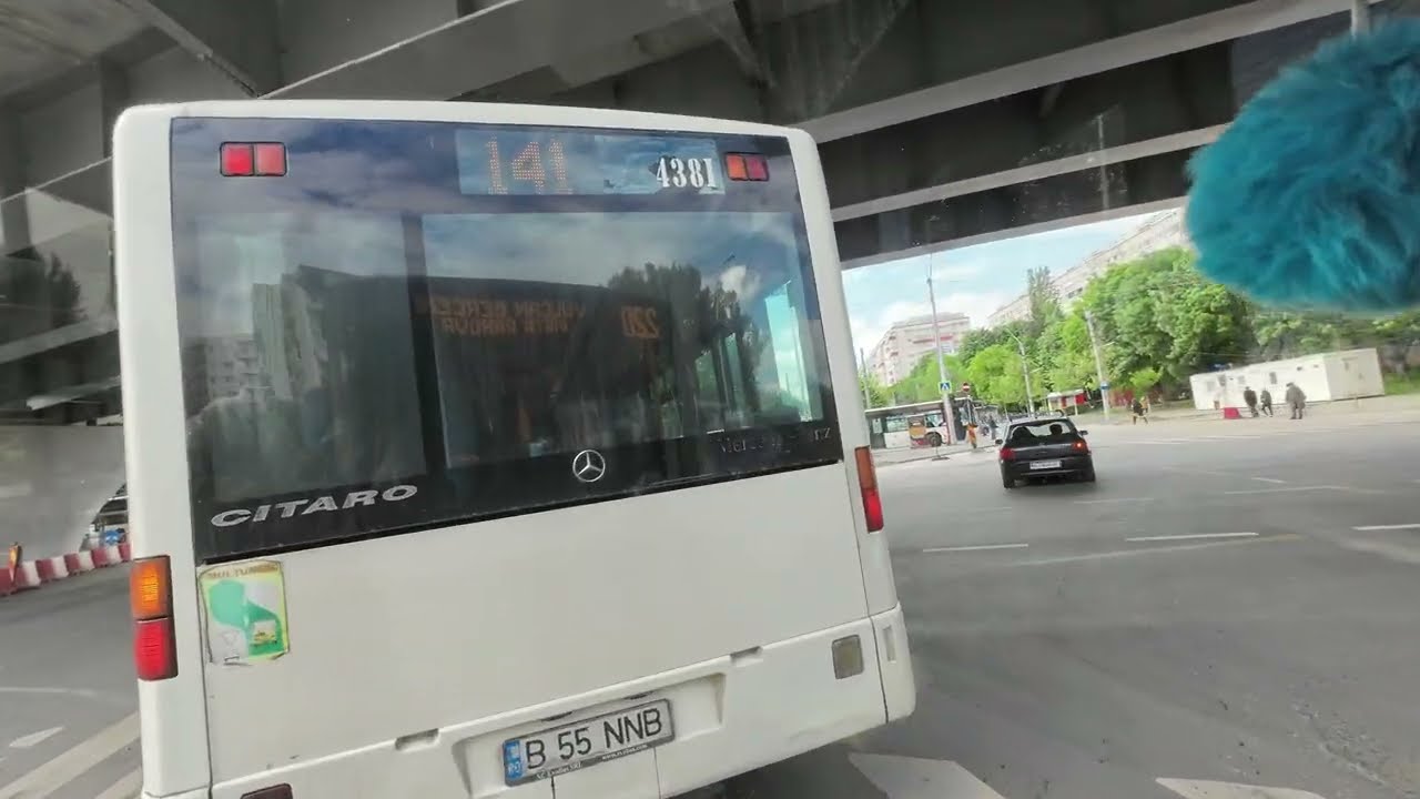 STB Linia 220 autobuzul mercedes in linia 141 Video 40