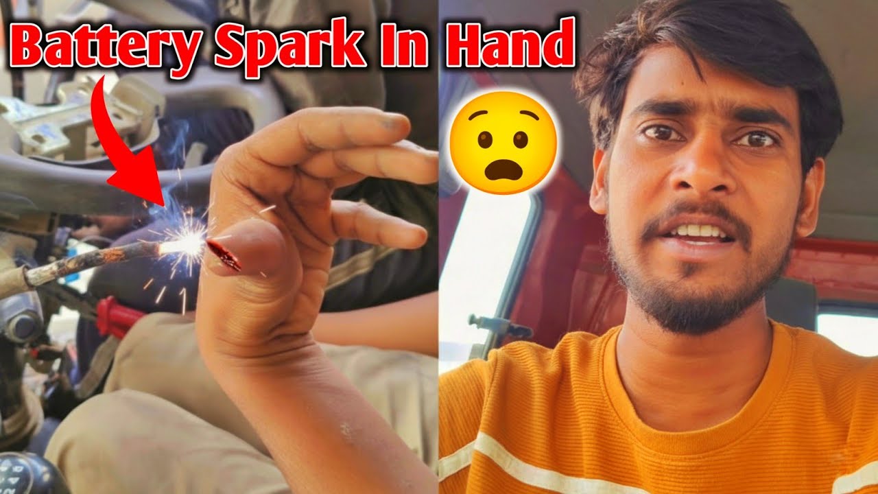 Battery Spark In Hand😧 ll Daddu Vlogs 