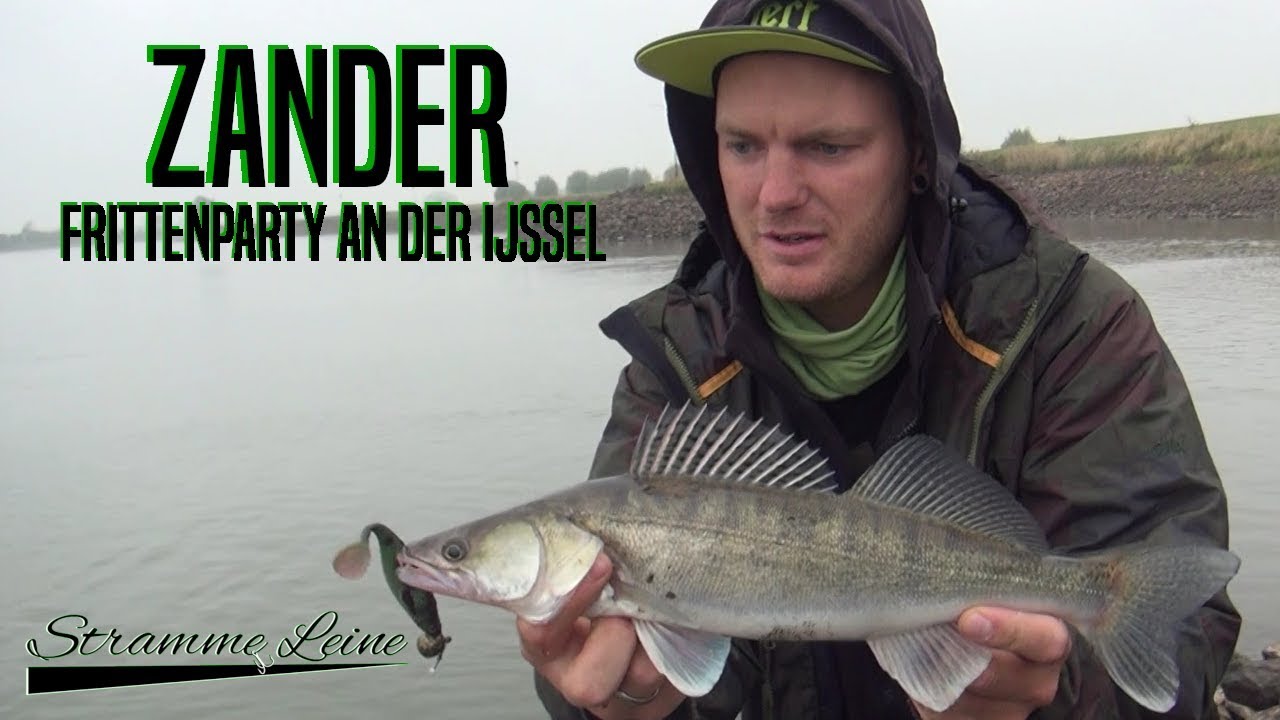 Angeln auf Zander - Frittenparty an der Ijssel