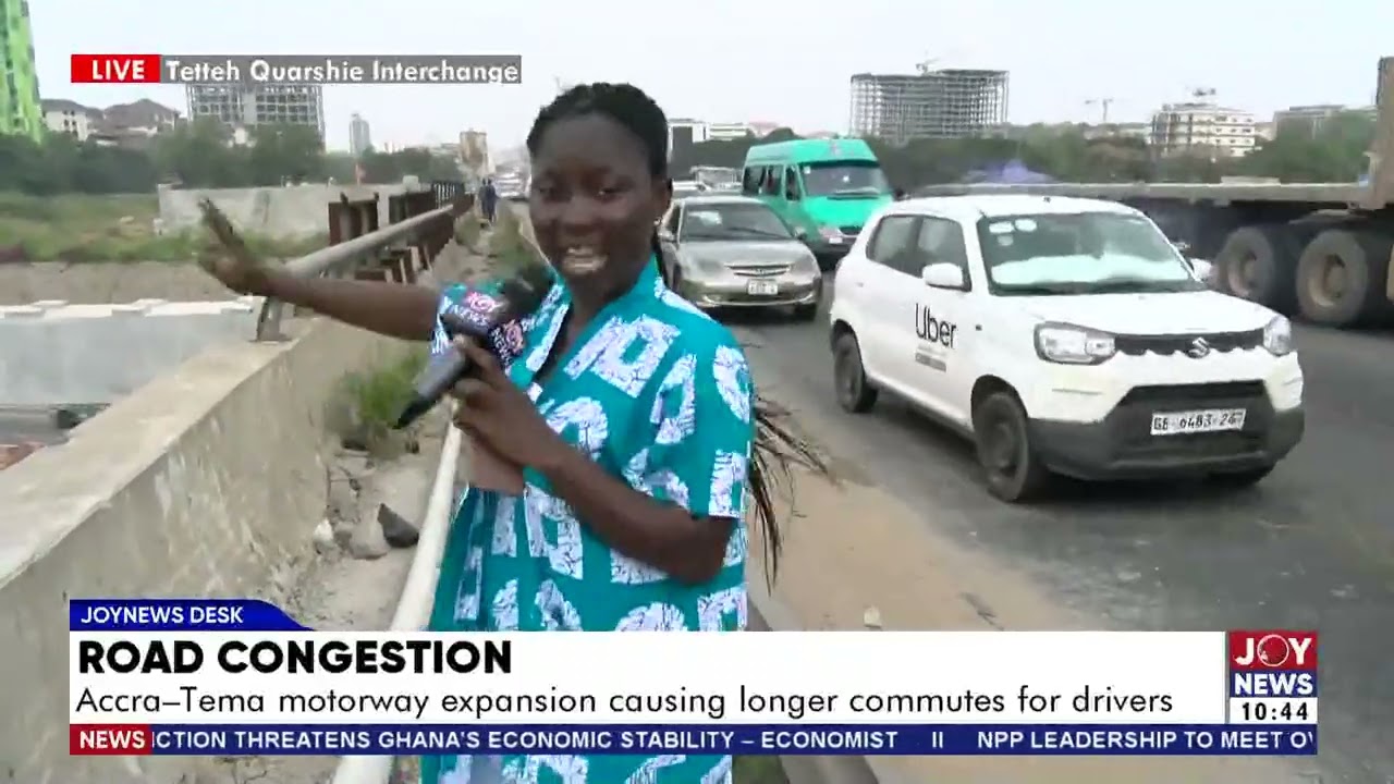 Road Congestion: Accra-Tema motorway expansion causing longer commutes for drivers