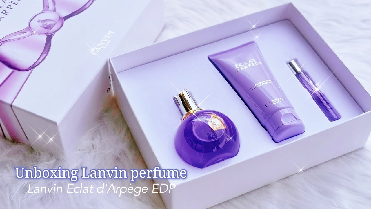 【香水开箱#1】开箱浪凡光韵香水套盒❤️Unboxing Lanvin Eclat d'Arp&egrave;ge EDP gift set