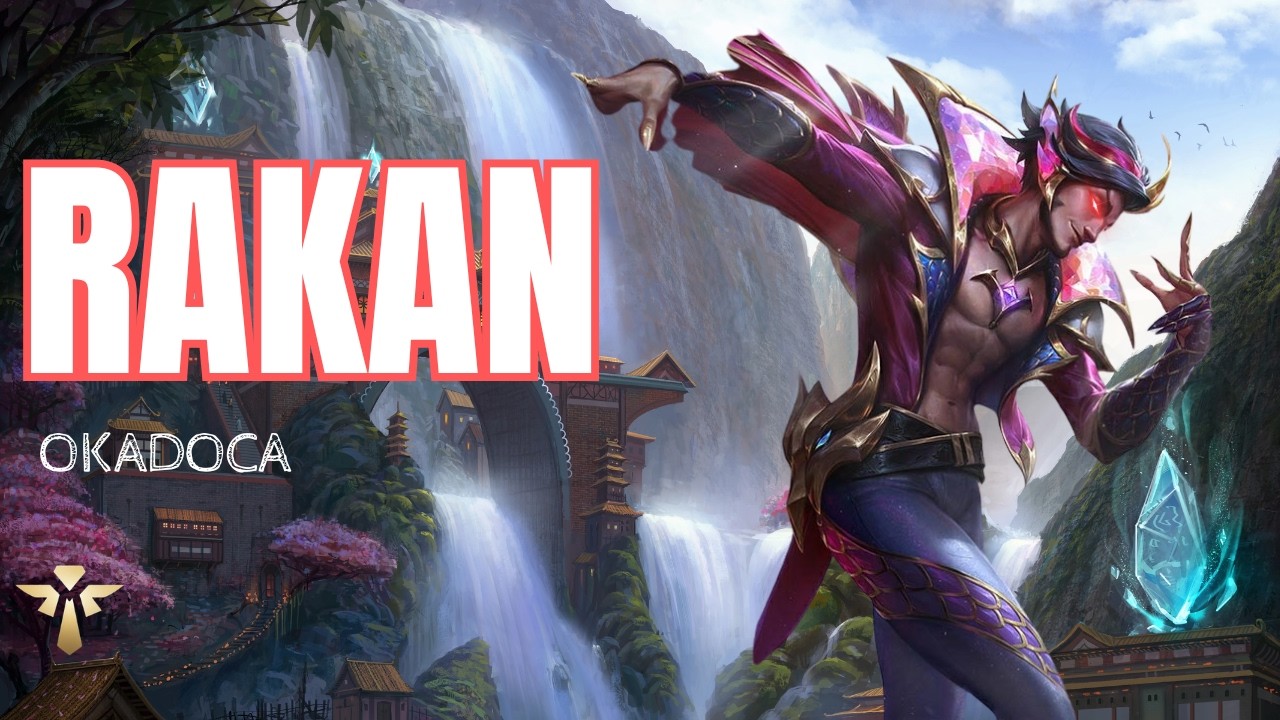 ESCOJO a RAKAN por PRIMERA VEZ y parto COLUMNAS | NO TALK | Gameplay Rakan LoL