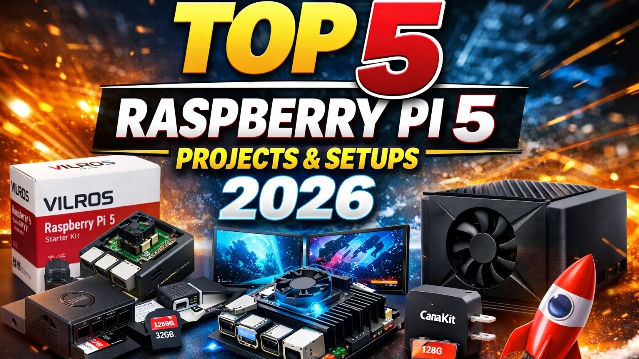 Топ-5 лучших проектов и установок на Raspberry Pi 5, которые стоит увидеть в 2026 году.