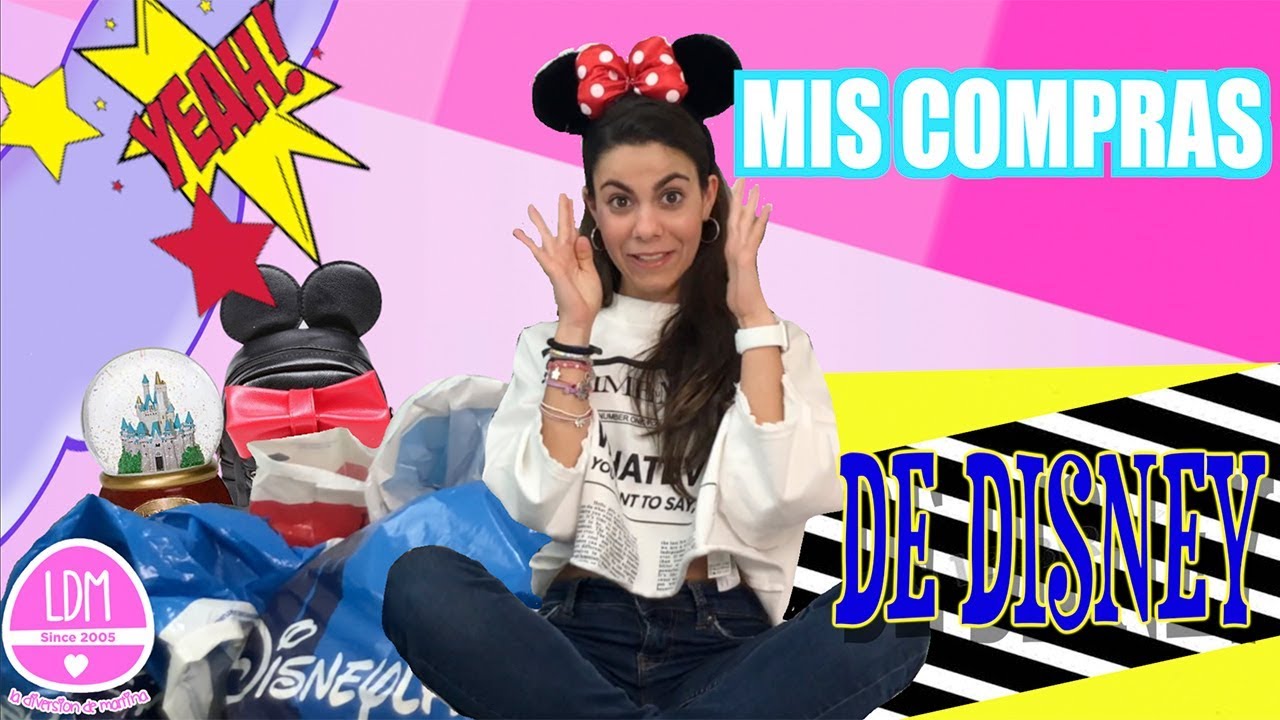 MIS COMPRAS DE DISNEY🛍 OS ENSE&Ntilde;O TODO LO QUE ME COMPR&Eacute;👗LA DIVERSION DE MARTINA