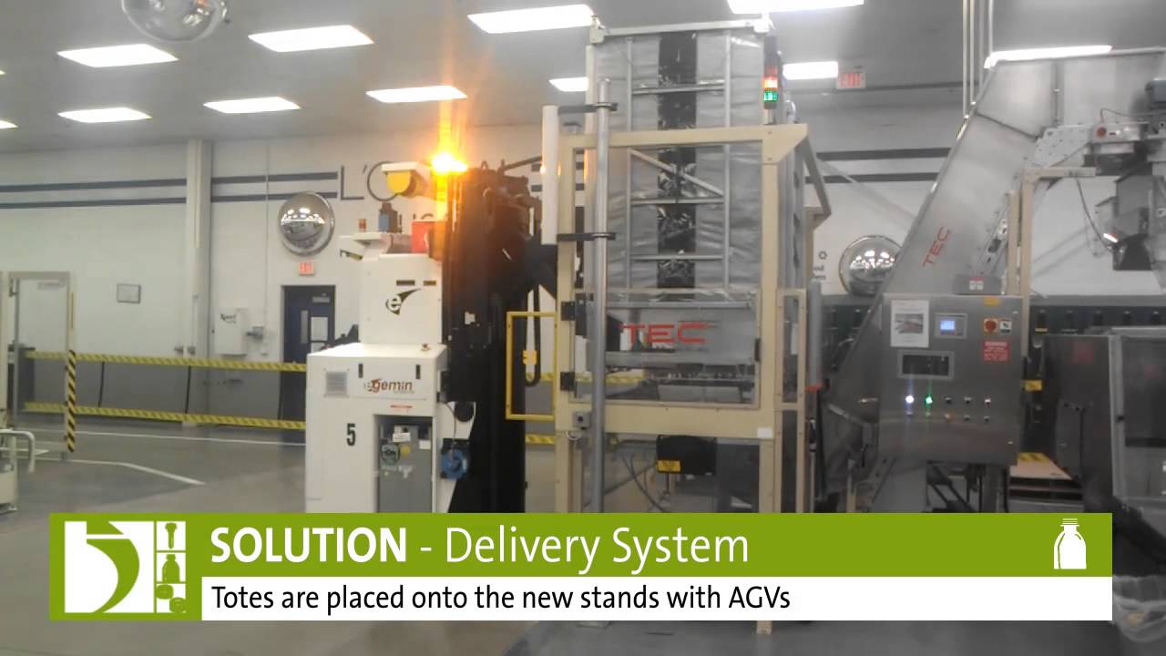 Bottle Automated Delivery System AGV - Intec Solutions