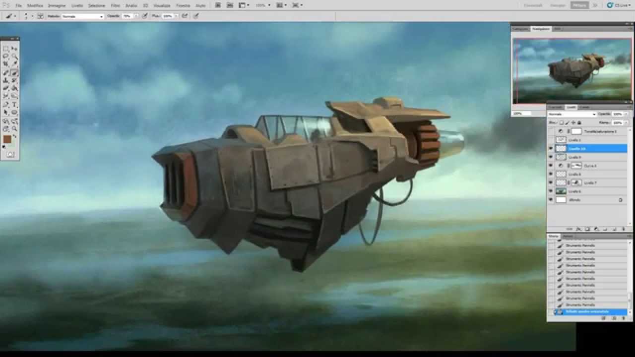 Concept Art: Aircraft design from sketch to final rendering - with Davide Fabrizzi