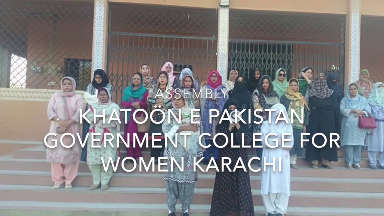 Khato&ouml;n-e-Pakistan Government College for Women Karachi