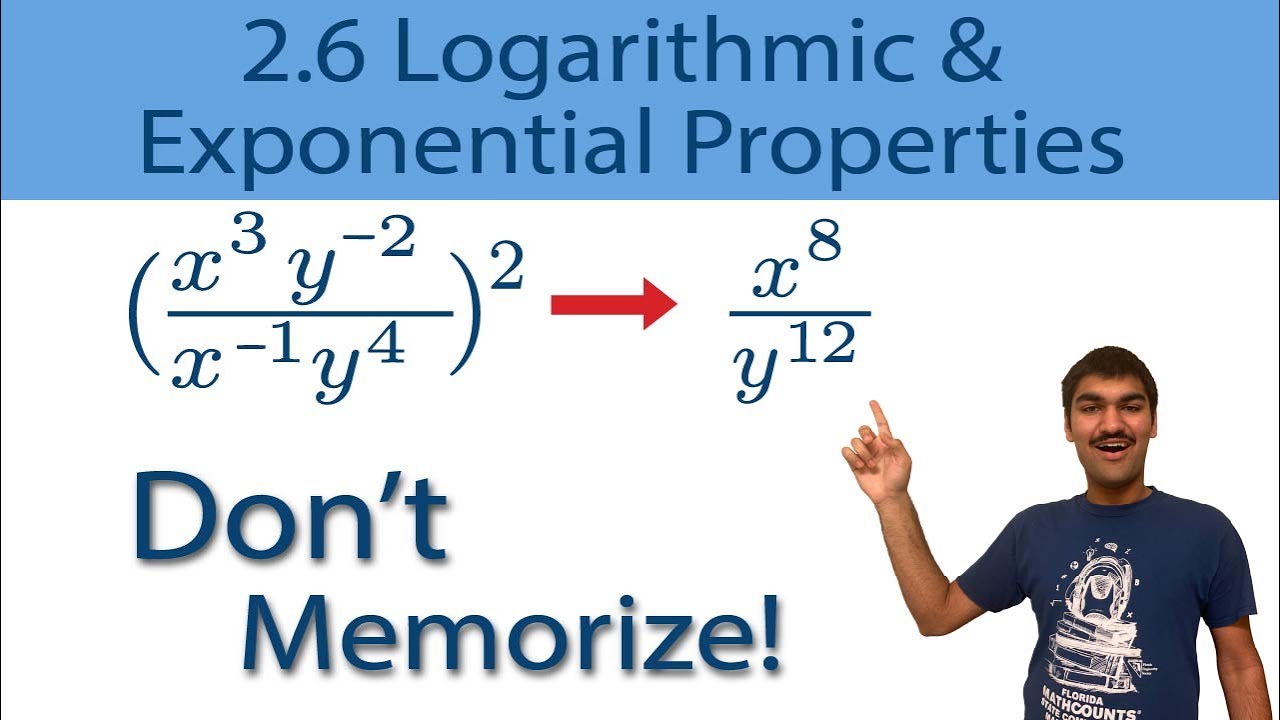 2.6 Exponential & Logarithmic Properties | AP Precalculus